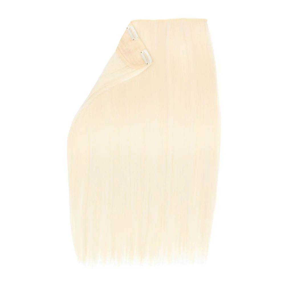 Stranded 20" One Piece Straight Clip-in Hair Extension - Colour #60 Lily Of The Valley - Image 2