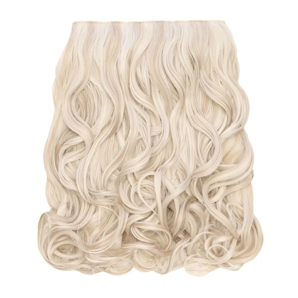 Stranded 20" One Piece Trio Clip-in Hair Extensions - Colour #112/600 Luna Sky - Image 3