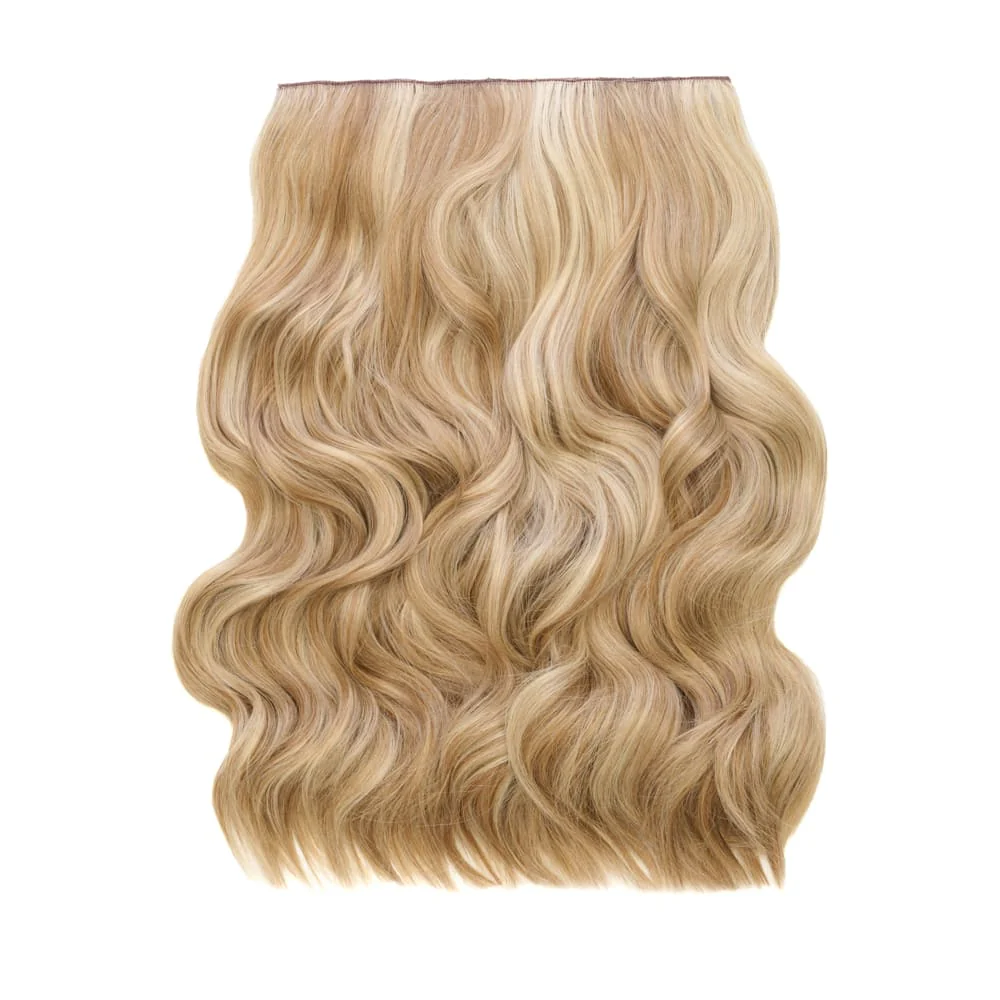 Stranded 20" One Piece Wand Wave Clip-in Hair Extension - Colour #10/613 Camelia