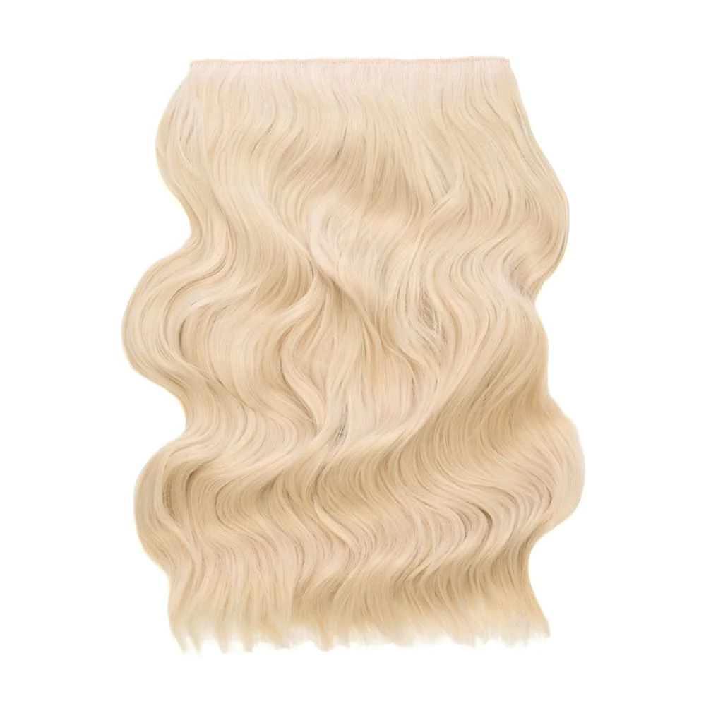 Stranded 20" One Piece Wand Wave Clip-in Hair Extension - Colour #1001 Polar Star