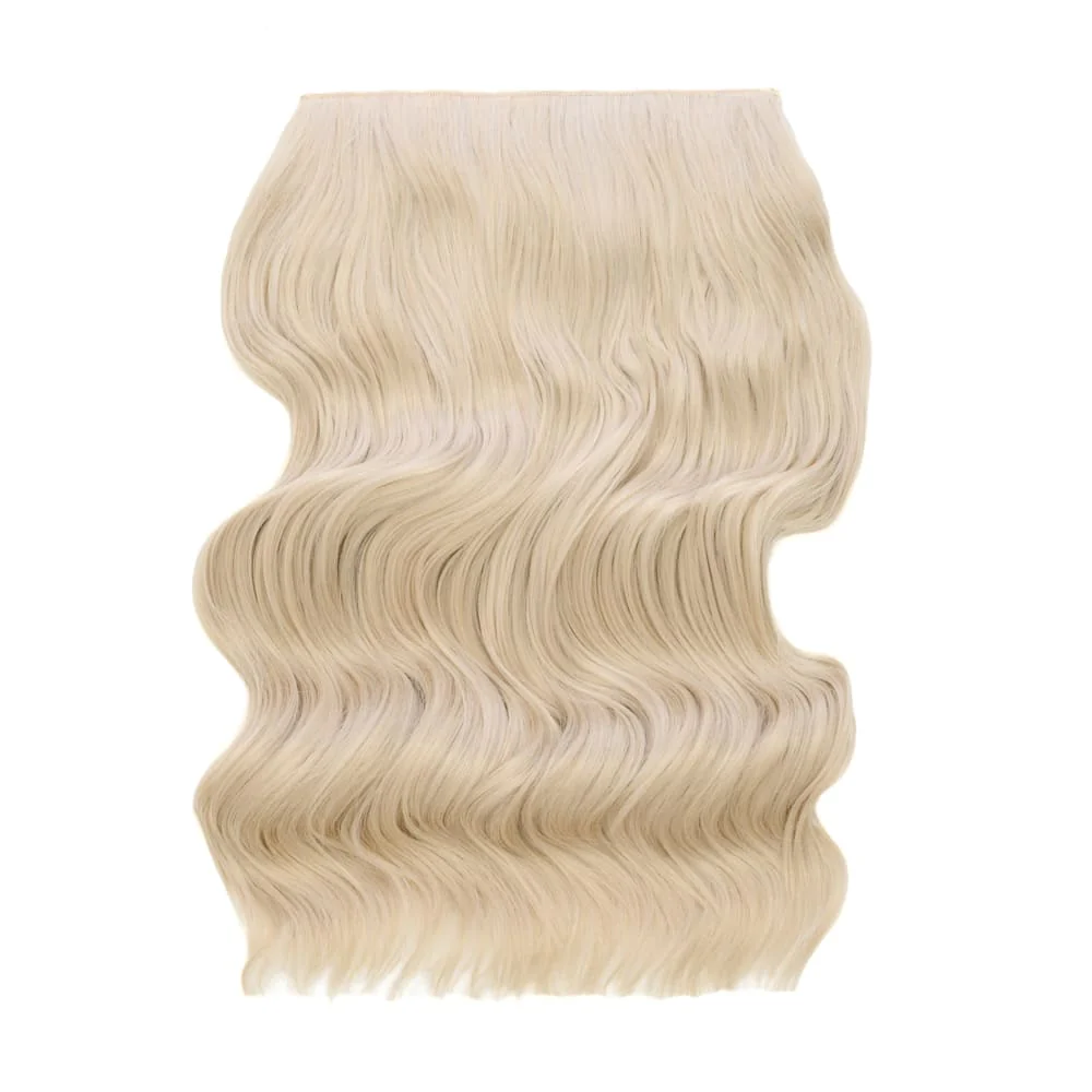 Stranded 20" One Piece Wand Wave Clip-in Hair Extension - Colour #101 New Love
