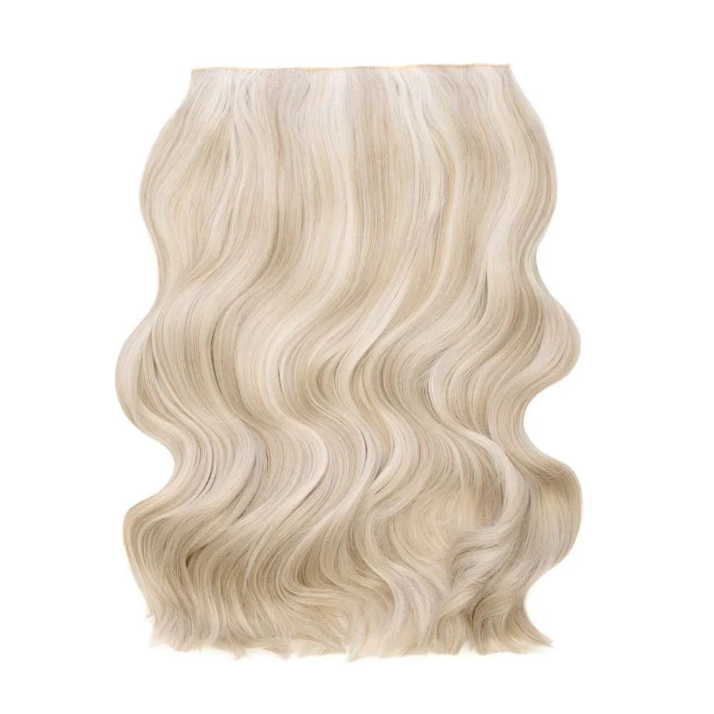 Stranded 20" One Piece Wand Wave Clip-in Hair Extension - Colour #112/600 Luna Sky
