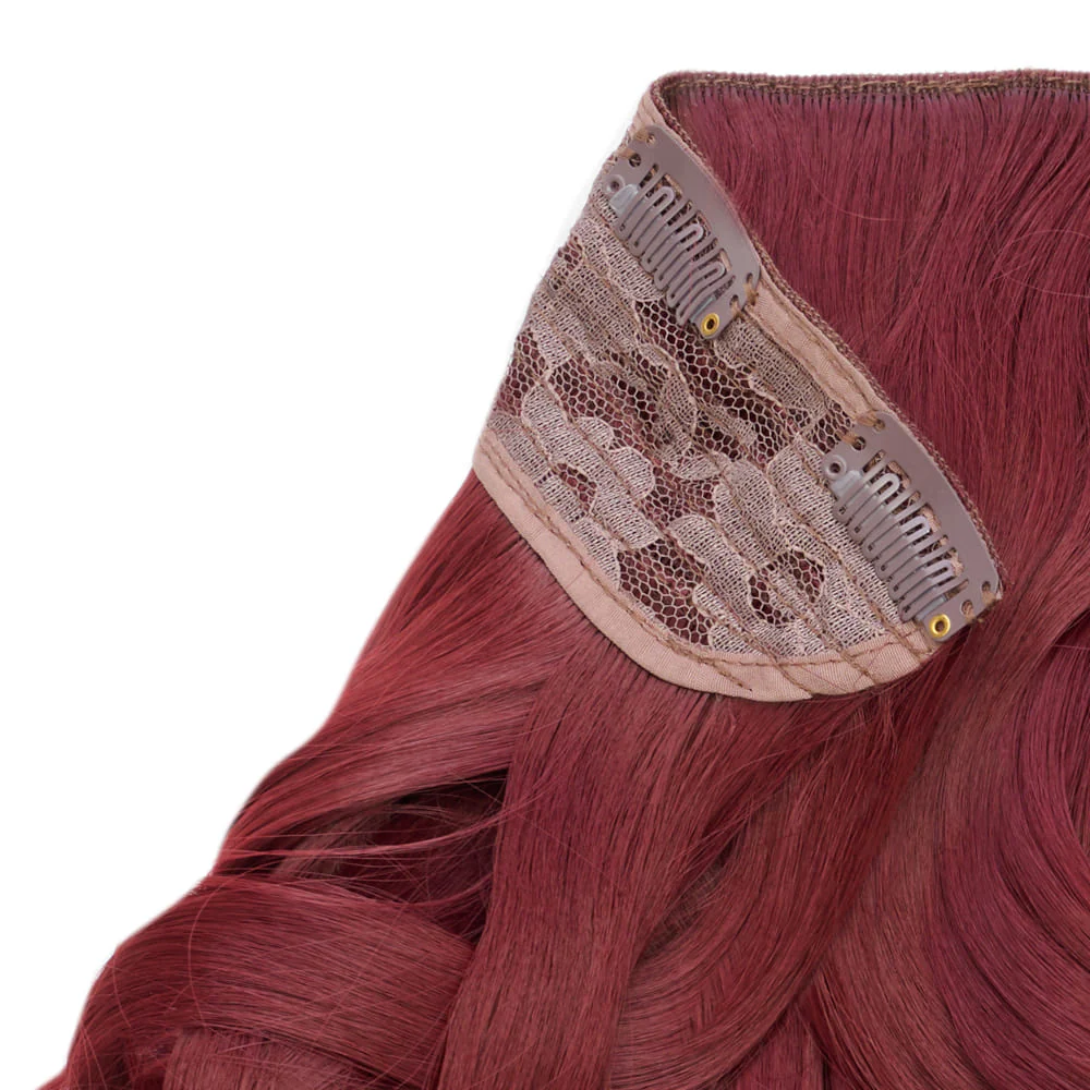 Stranded 20" One Piece Wand Wave Clip-in Hair Extension - Colour #118 Cherry Blossom - Image 2