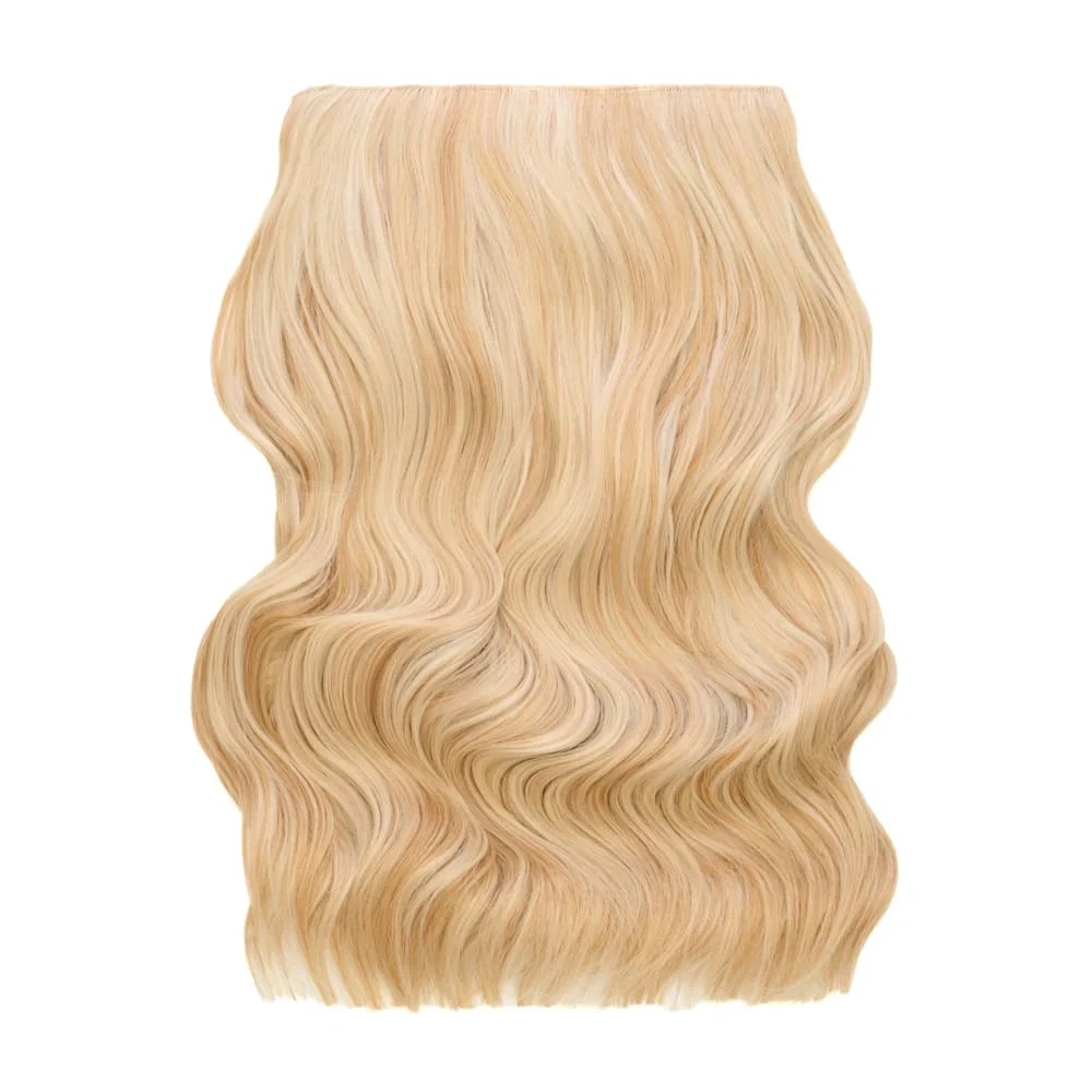 Stranded 20" One Piece Wand Wave Clip-in Hair Extension - Colour #27/613 Daffodil Dreams