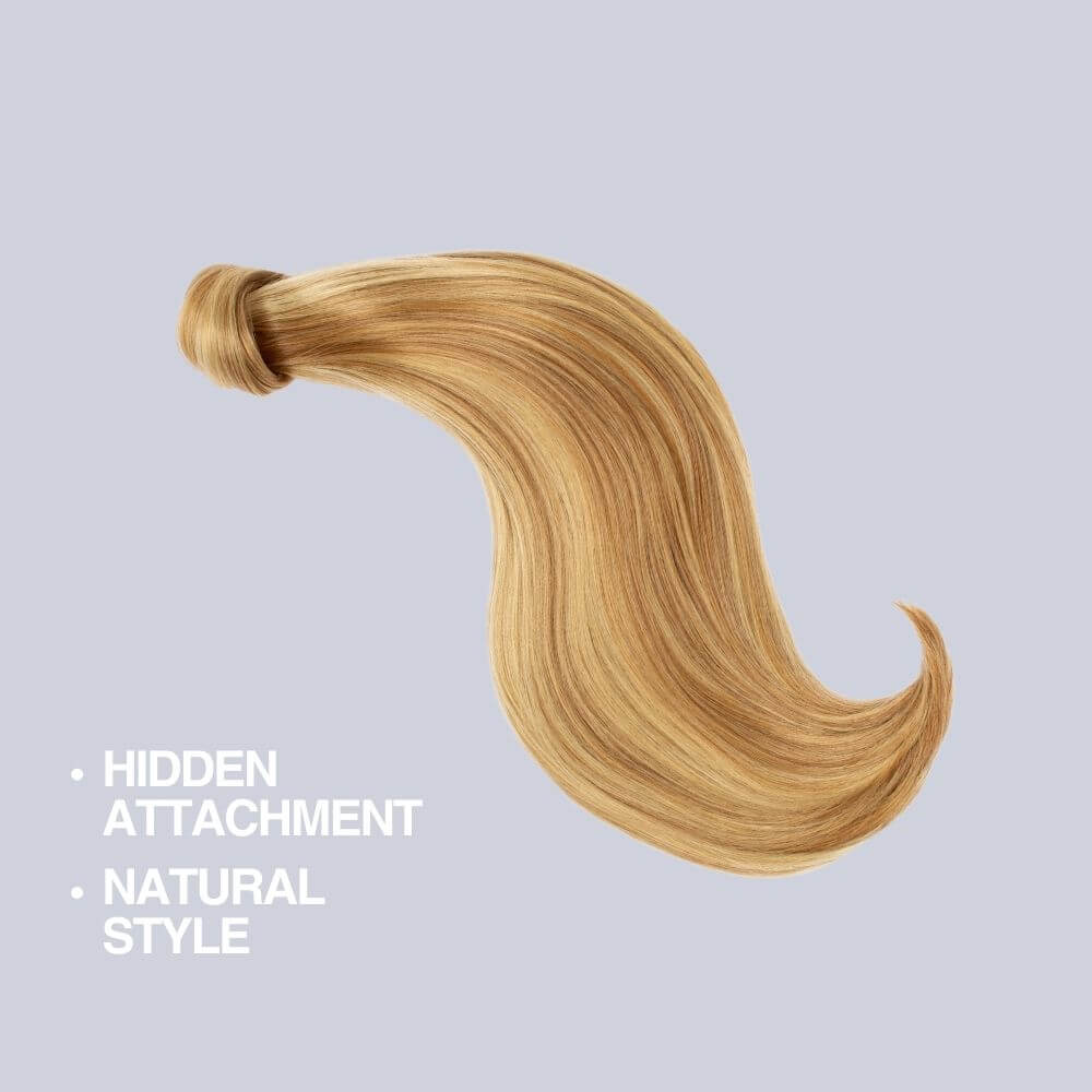 Stranded Bounce Wrap Ponytail - Colour #1 Black Magic - Image 5