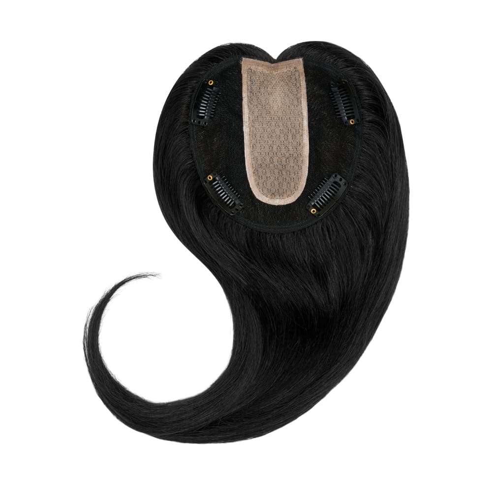 Stranded Dermablend Human Hair Topper - Colour #1 Black Magic - Image 2
