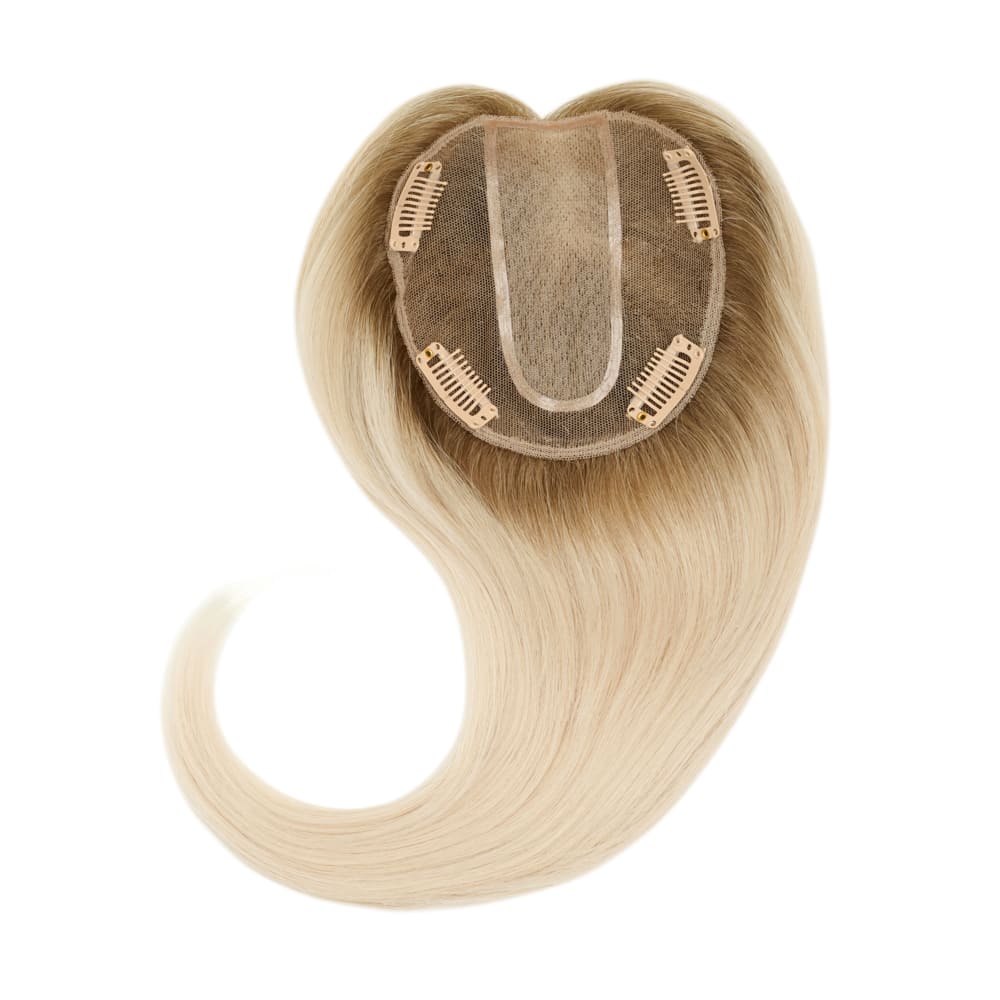 Stranded Dermablend Human Hair Topper - Colour #600 White Lily - Image 2