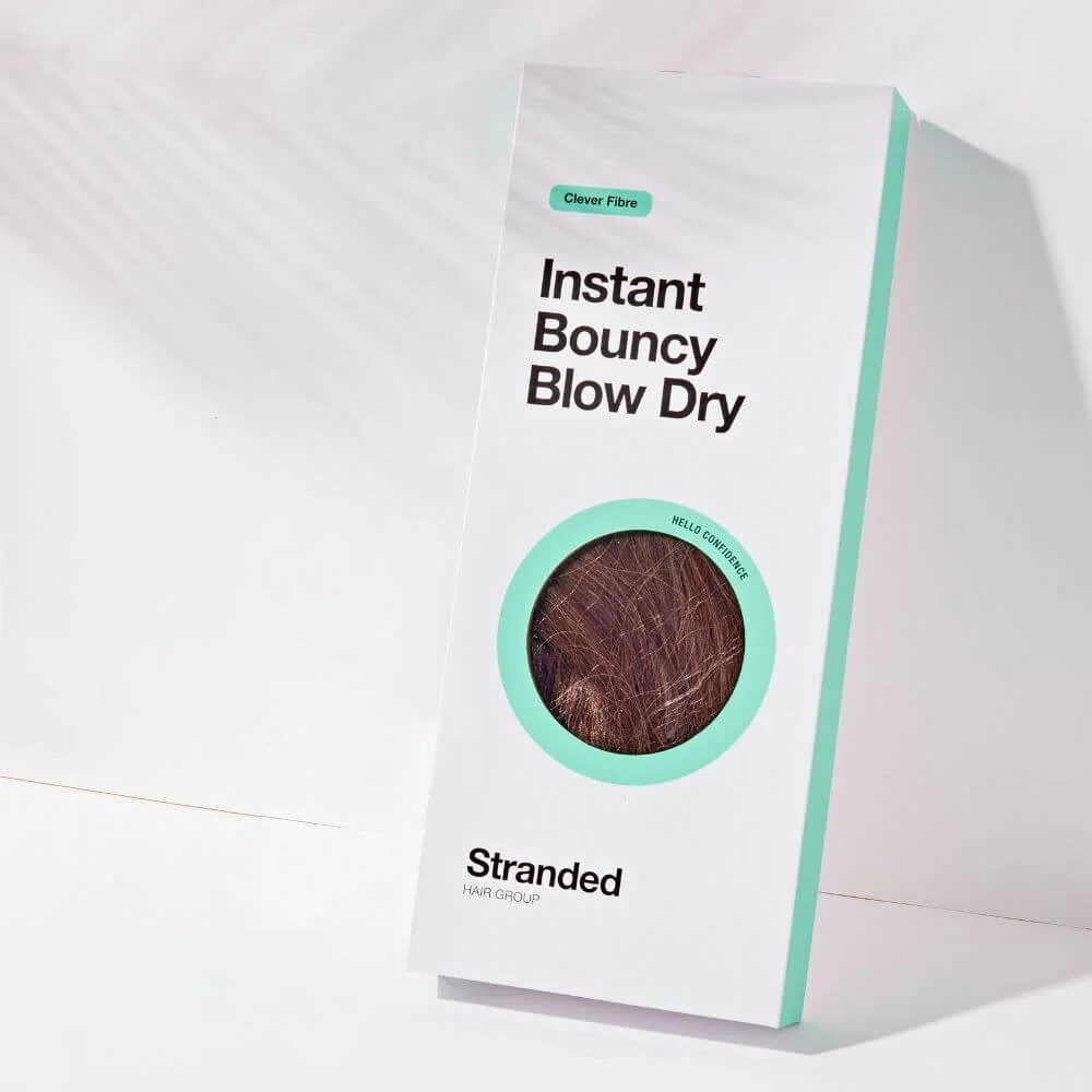 Stranded Instant Bouncy Blow Dry Extensions - Colour #1 Black Magic - Image 3