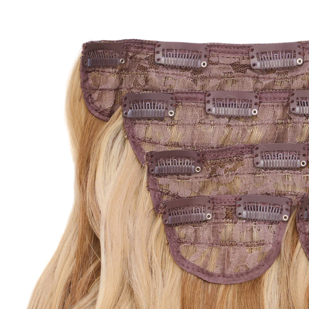 Stranded Instant Bouncy Blow Dry Extensions - Colour #10/16/22 Ballerina Musk - Image 2