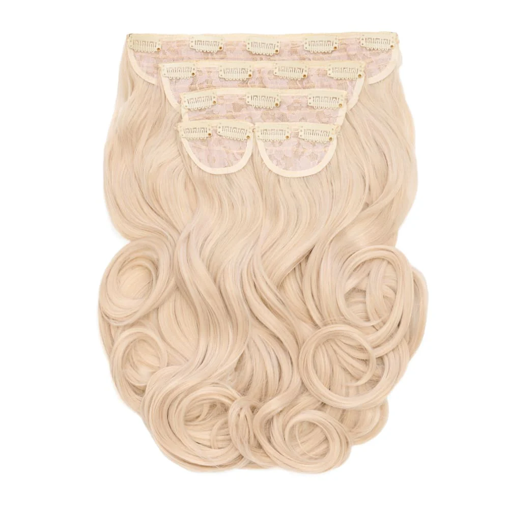 Stranded Instant Bouncy Blow Dry Extensions - Colour #1001 Polar Star