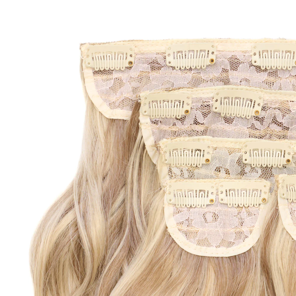 Stranded Instant Bouncy Blow Dry Extensions - Colour #18/22 Iris - Image 2