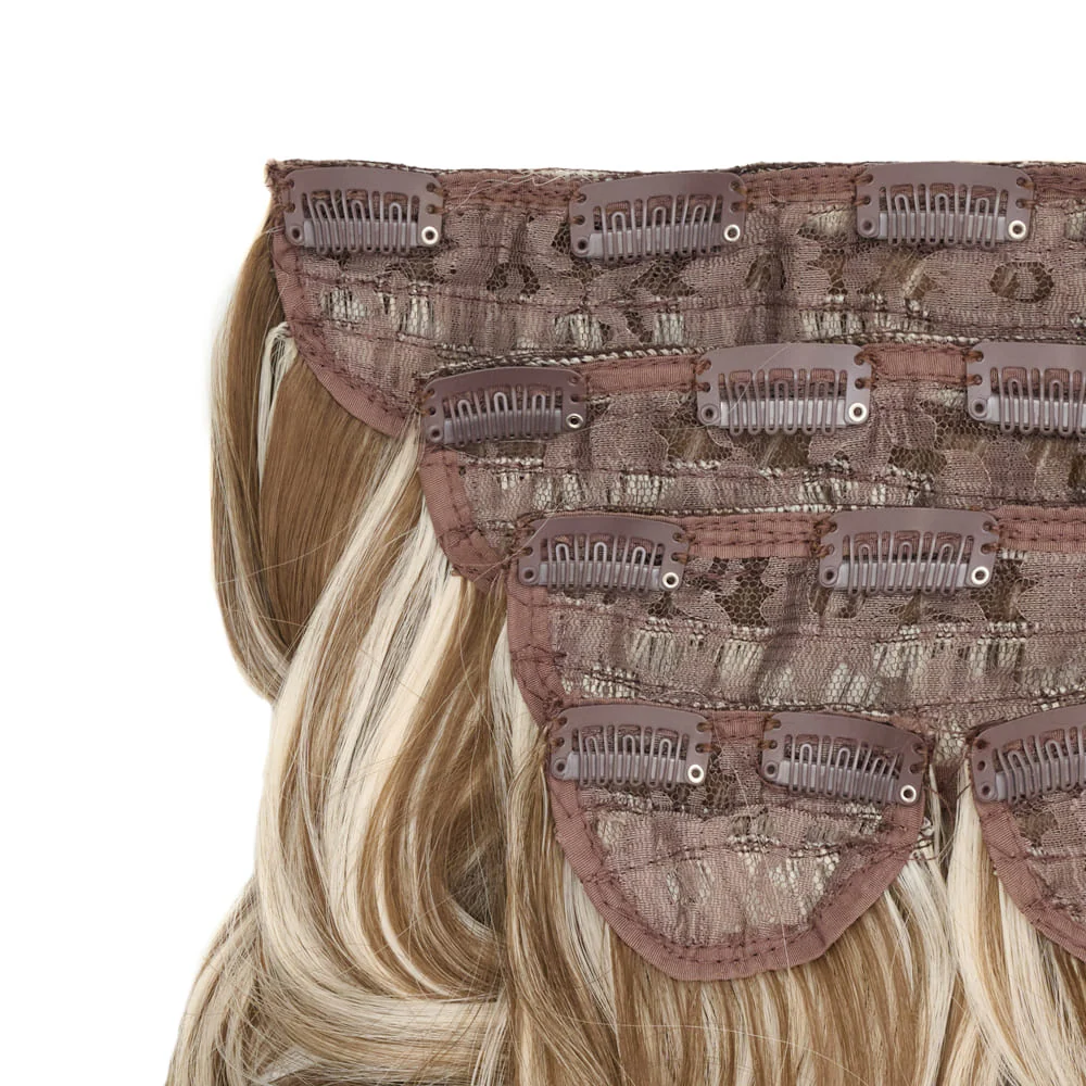 Stranded Instant Bouncy Blow Dry Extensions - Colour#18/68 Ash Willow - Image 2