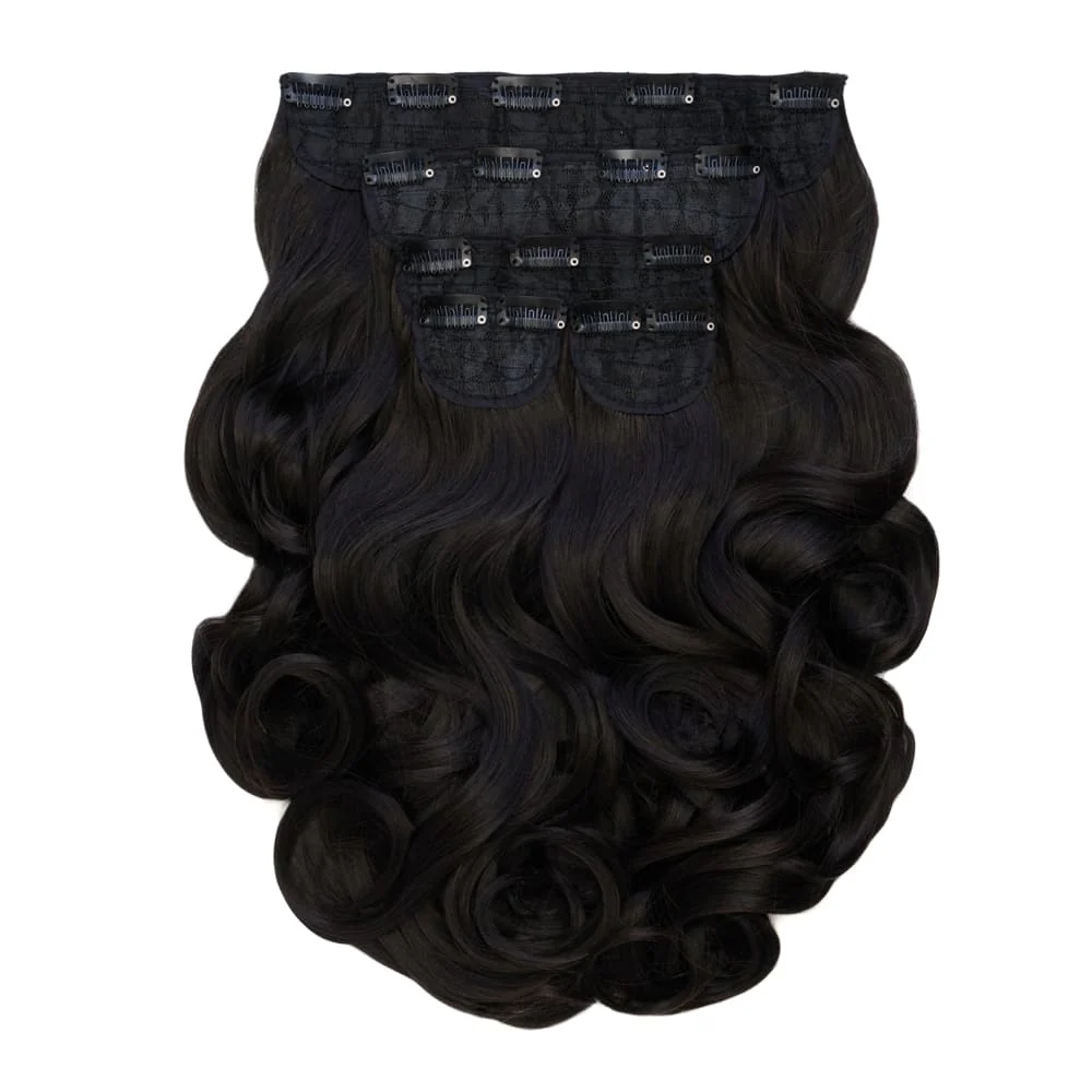 Stranded Instant Bouncy Blow Dry Extensions - Colour #1B Queen of the night