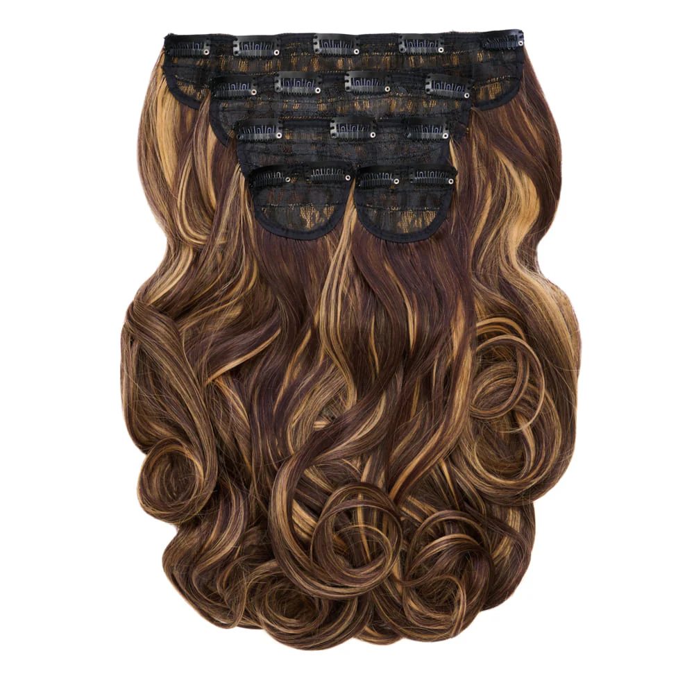 Stranded Instant Bouncy Blow Dry Extensions - Colour #4/27 Coral Bells