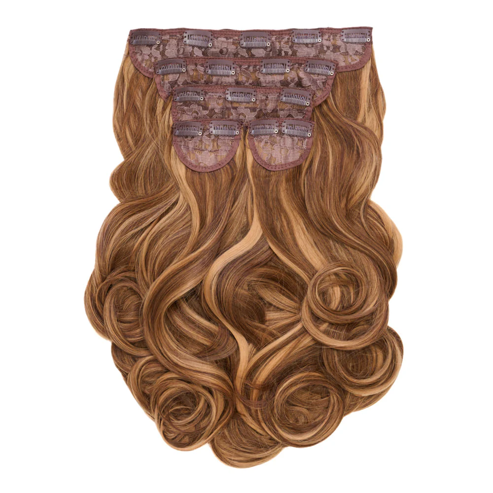Stranded Instant Bouncy Blow Dry Extensions - Colour #6/27 Honey Blush