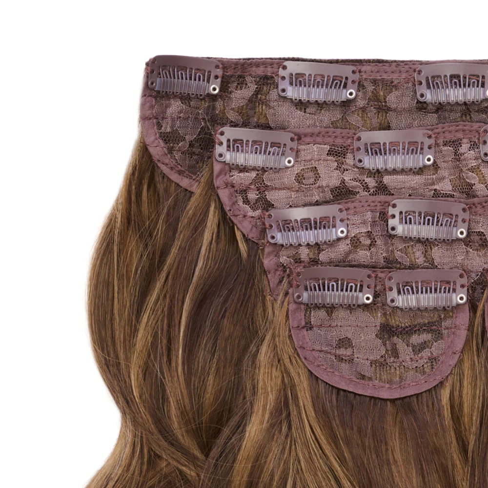 Stranded Instant Bouncy Blow Dry Extensions - Colour #8/10 Baby Bronde - Image 2
