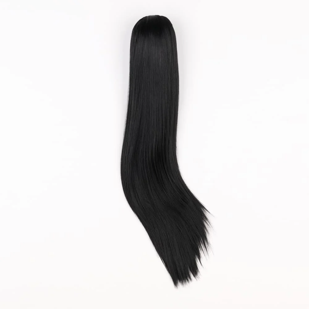 Stranded Long Pony Duo - Straight & Blowout - Colour #1 Black Magic - Image 2