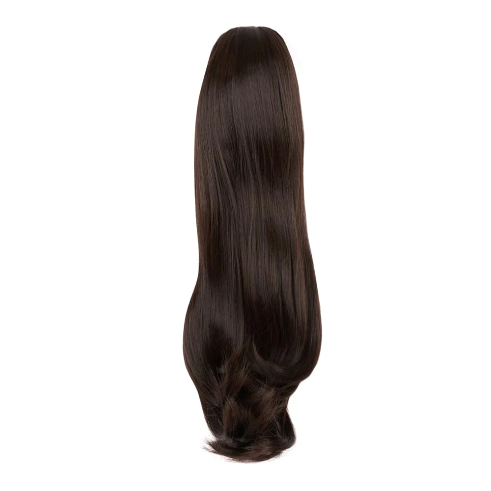 Stranded Long Pony Duo - Straight & Blowout - Colour #4 Chocolate Dahlia - Image 3