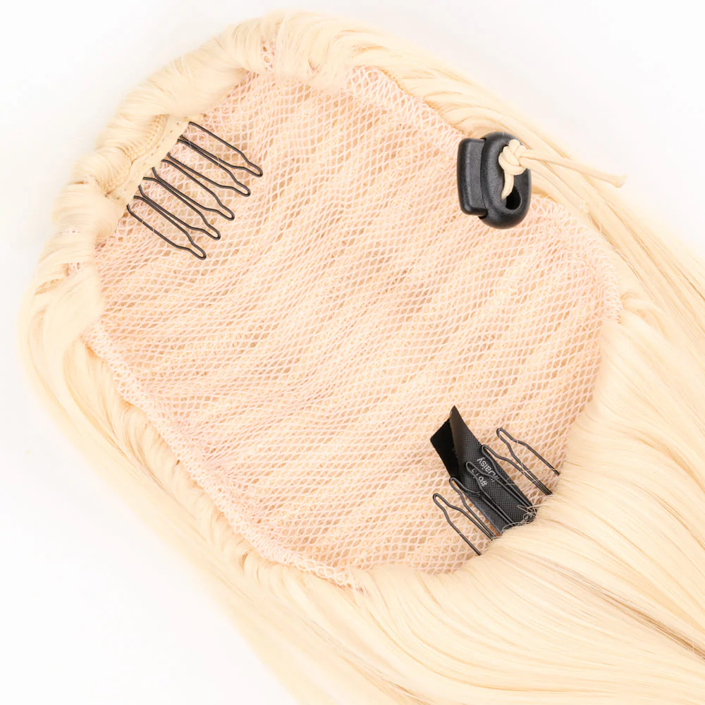 Stranded Long Straight Clip-in Ponytail - Colour #613 Daisy - Image 3
