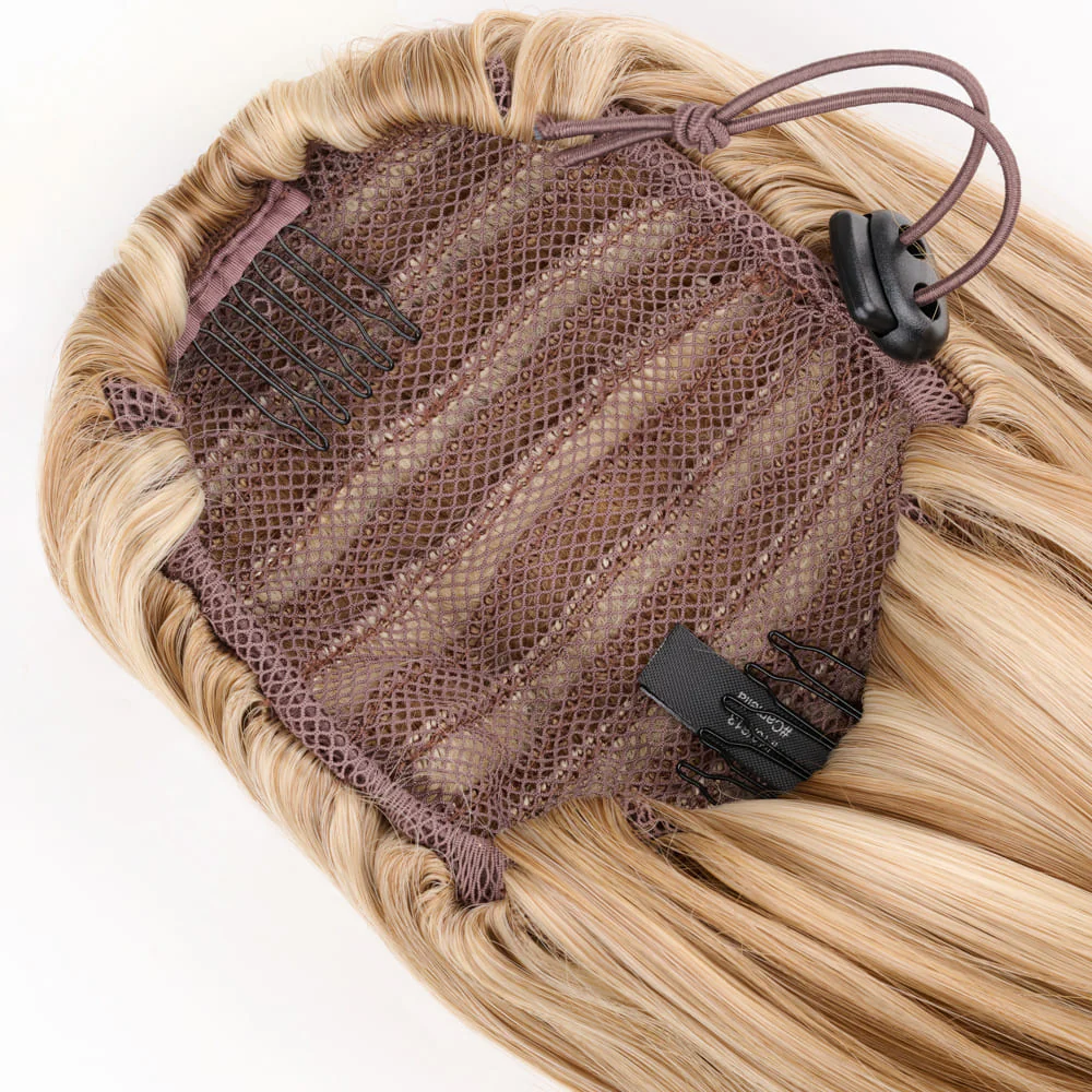 Stranded Long Wand Wave Clip-in Ponytail - Colour #10/613 Camelia - Image 3