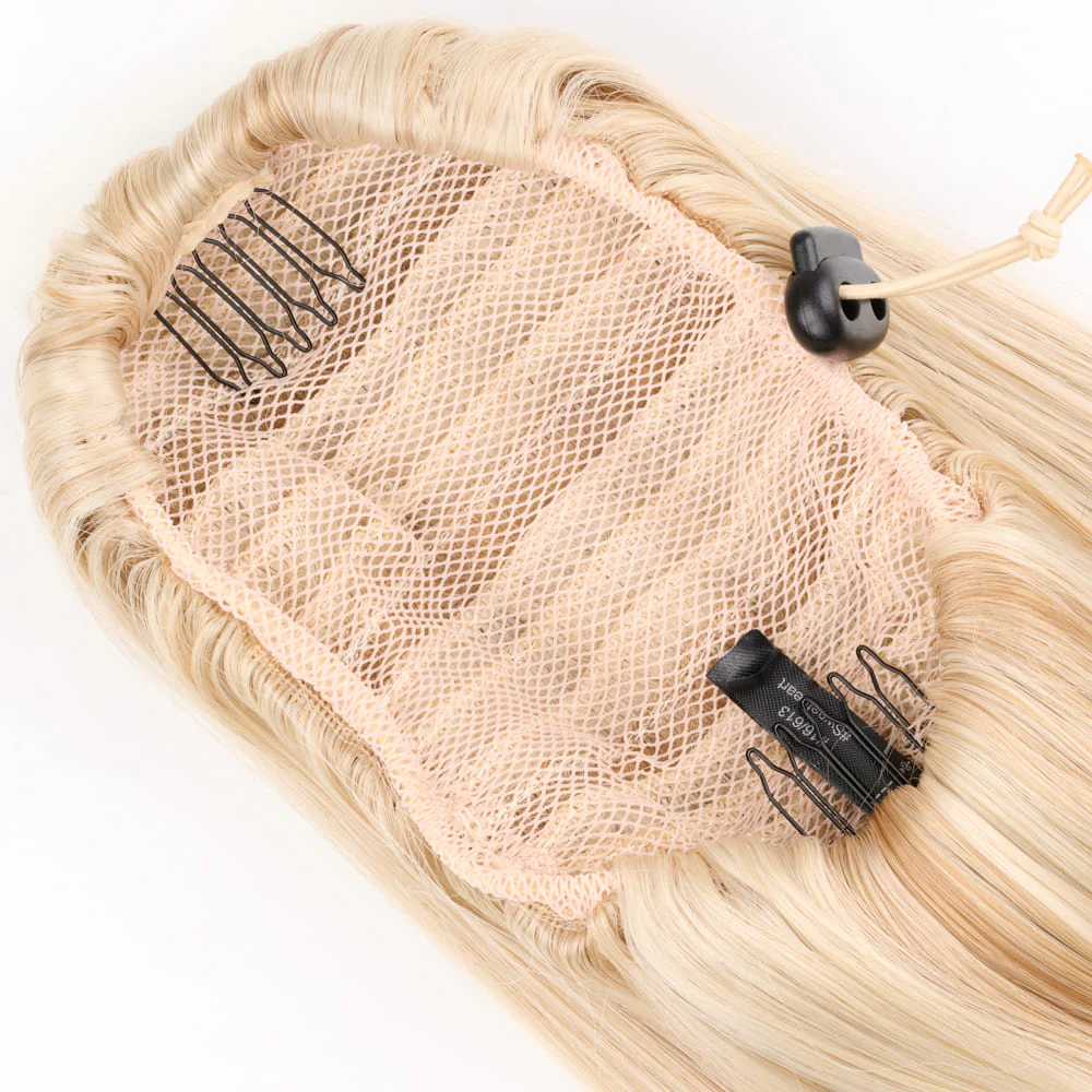 Stranded Long Wand Wave Clip-in Ponytail - Colour #16/613 Sweetheart - Image 3