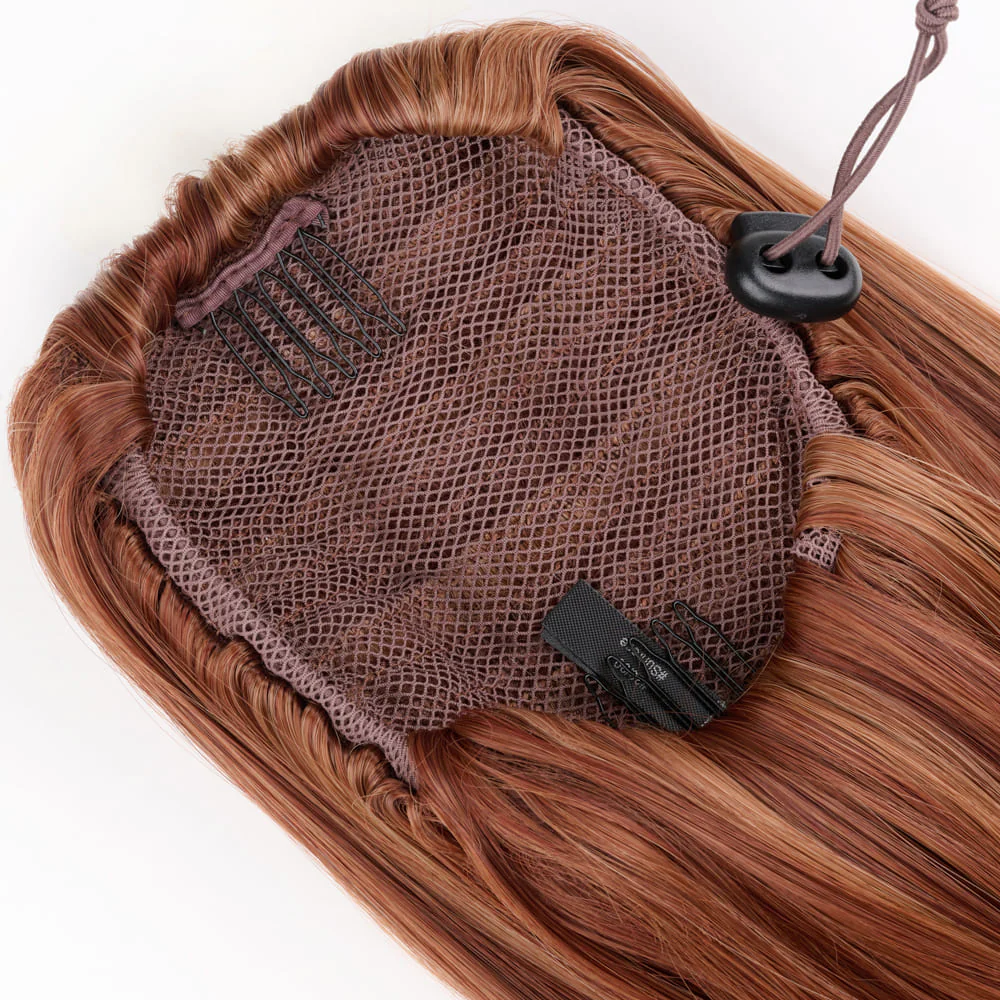Stranded Medium Wand Wave Clip-in Ponytail - Colour #33/30 Sunrose - Image 3