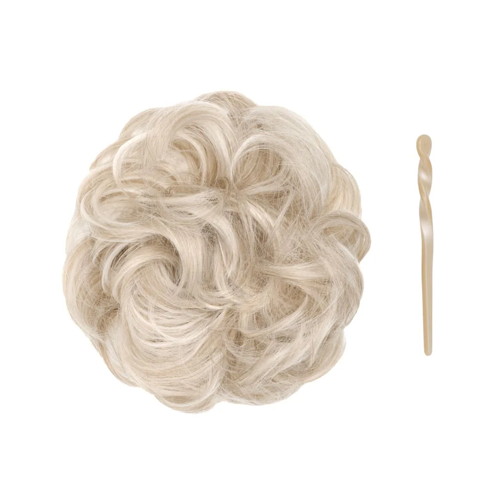Stranded Mini Messy Bun - #112/600 Luna Sky