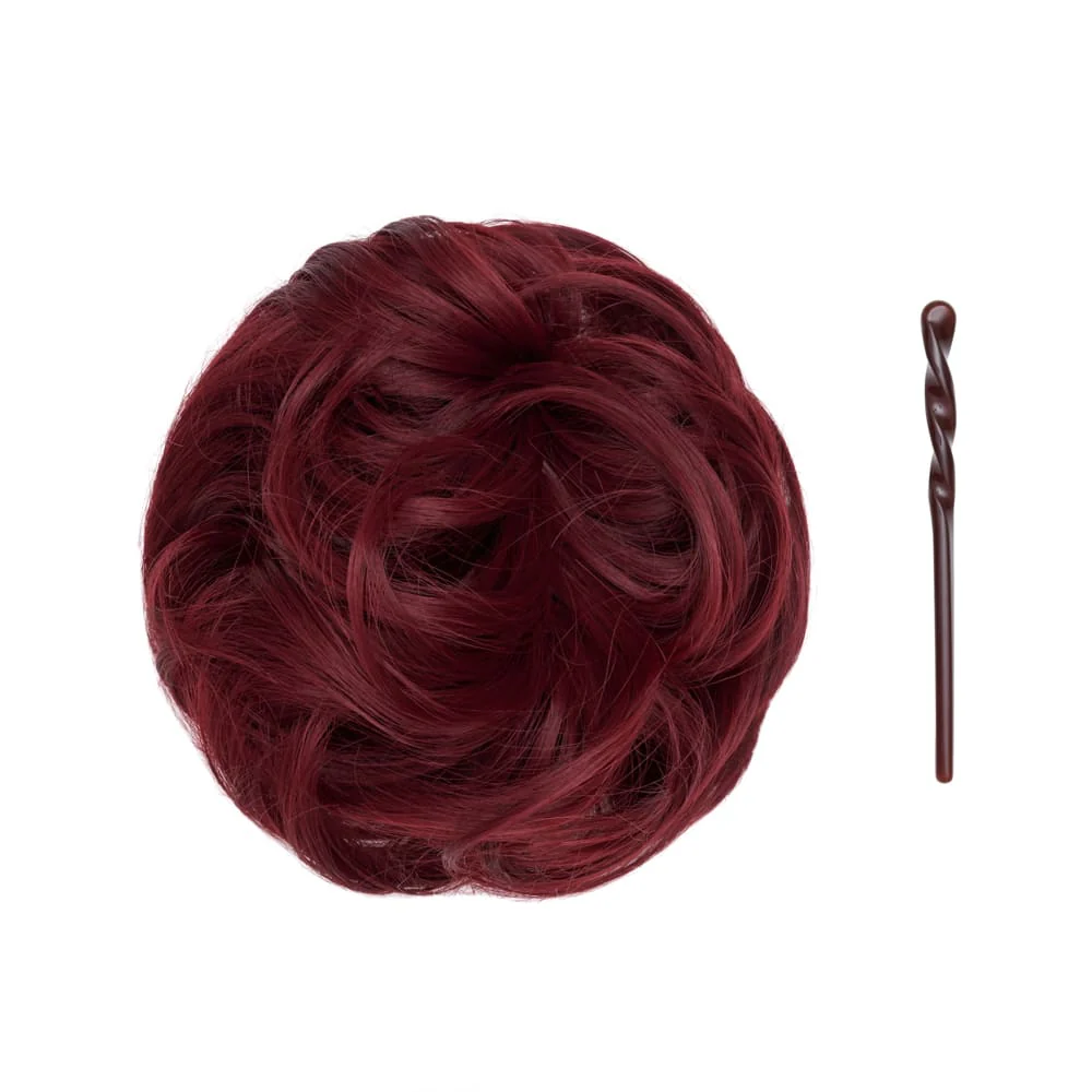 Stranded Mini Messy Bun - #118 Cherry Blossom
