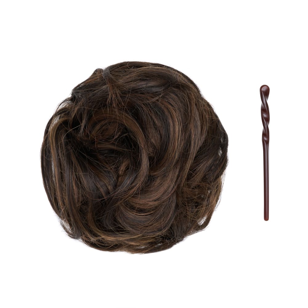 Stranded Mini Messy Bun - #2/5 Azalea