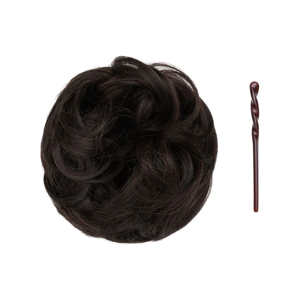 Stranded Mini Messy Bun - #2 Nigella