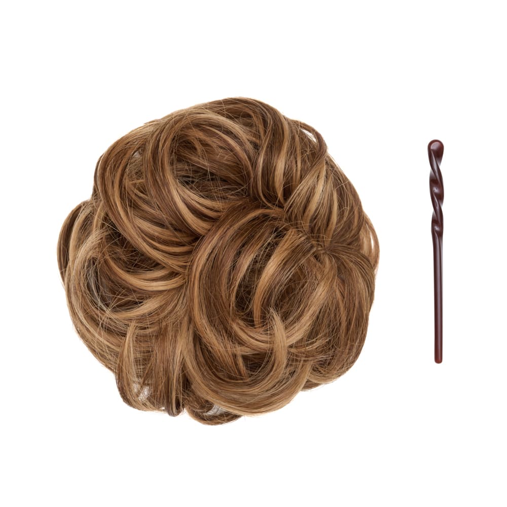 Stranded Mini Messy Bun - #6/27 Honey Blush