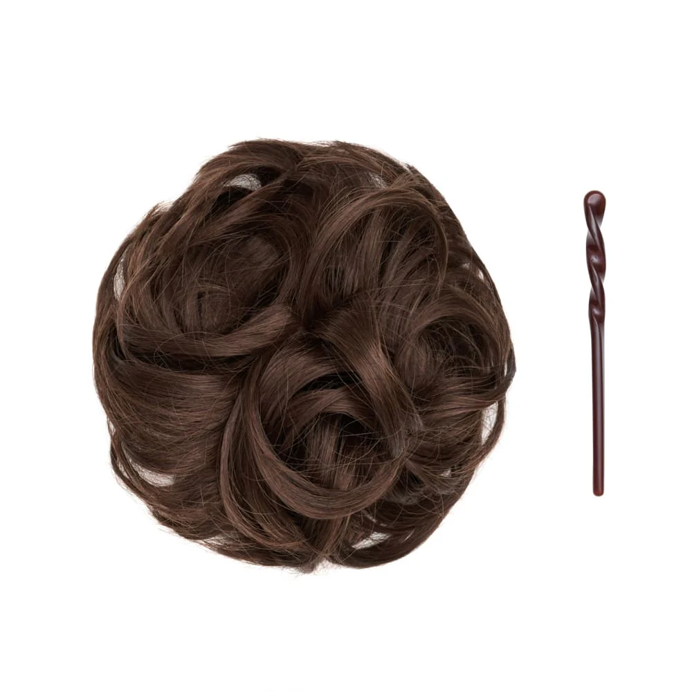 Stranded Mini Messy Bun - #6 Daylilies