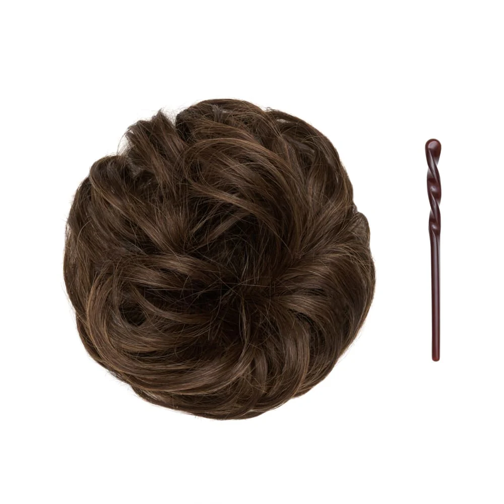 Stranded Mini Messy Bun - #8 Hazel Princess