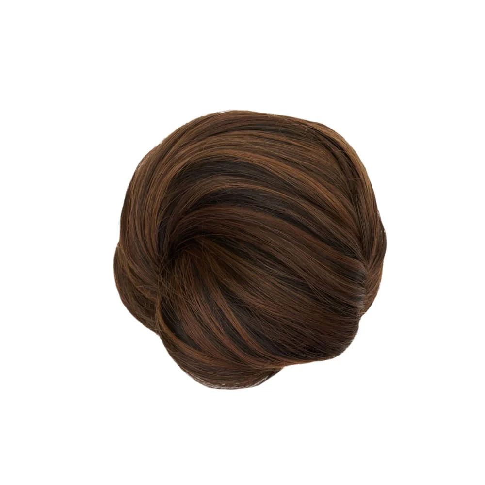 Stranded Clip-in Mum Bun - Colour #2/5 Azalea