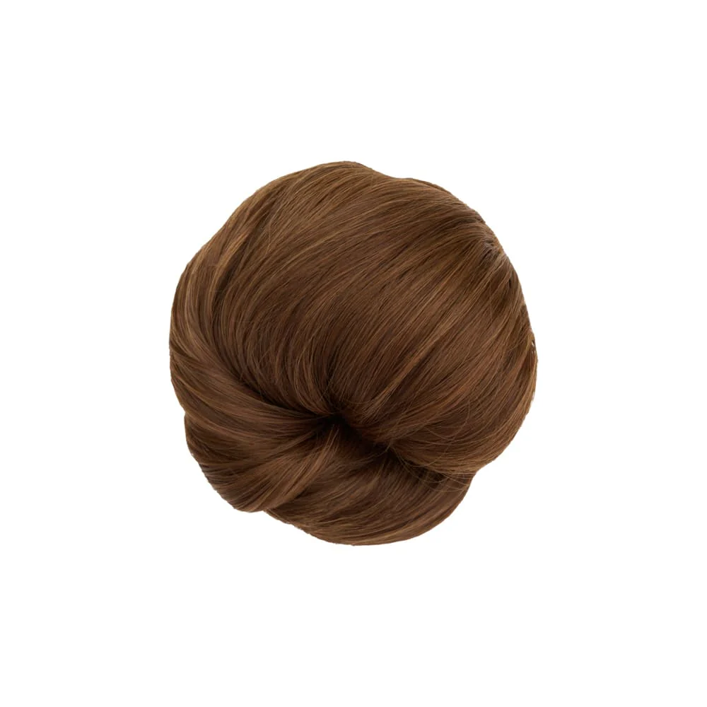 Stranded Clip-in Mum Bun - Colour #5 Caramel Cosmos